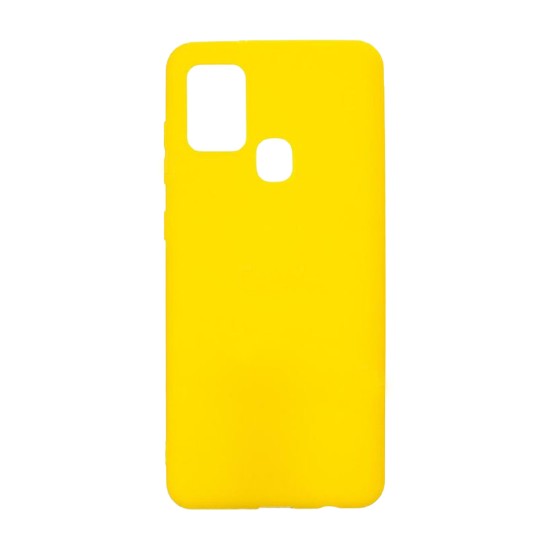 Silicone Case for Samsung Galaxy A21s Yellow